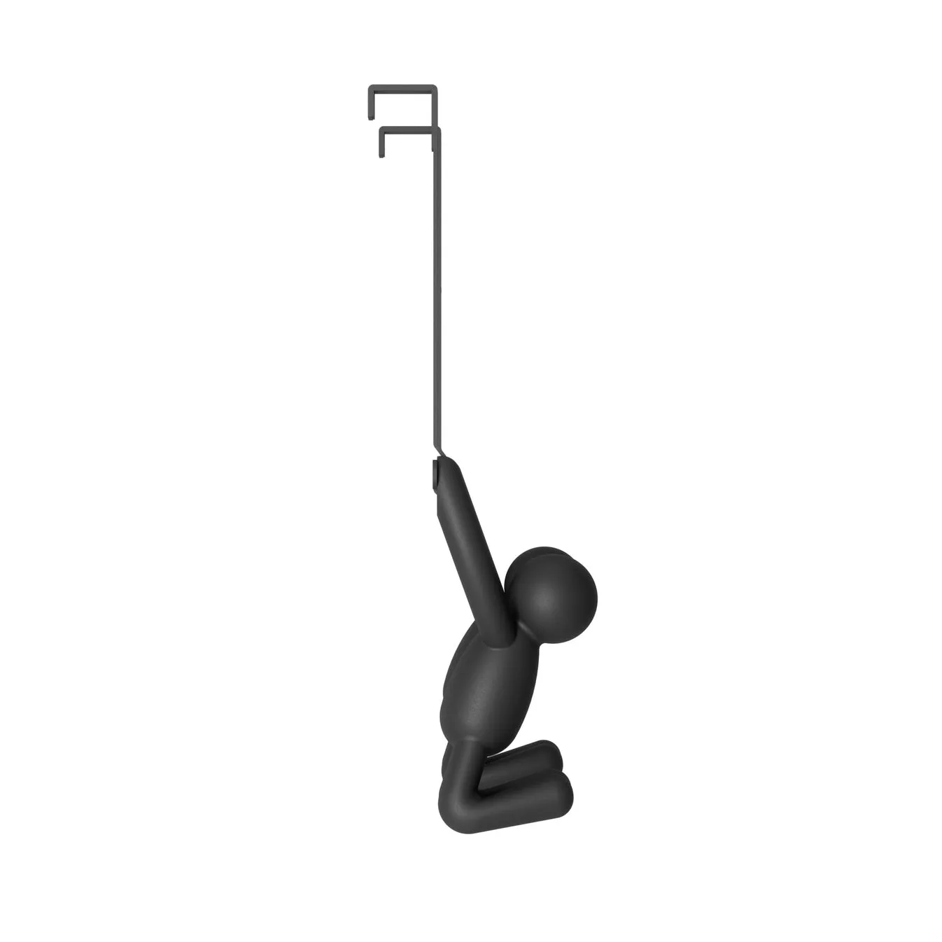 BUDDY OVER THE DOOR HOOK BLACK