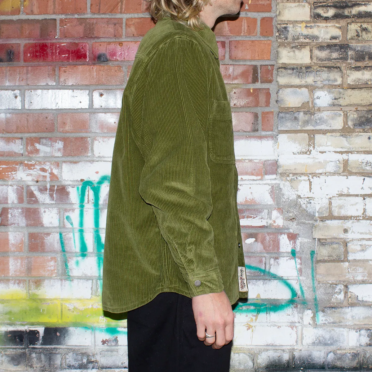 Cord Quilted Overshirt