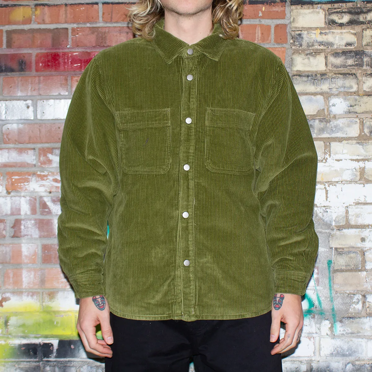 Cord Quilted Overshirt