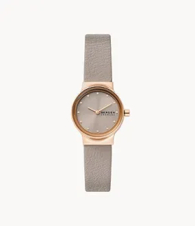 Freja Two-Hand grey Eco Leather Watch - SKW3005
