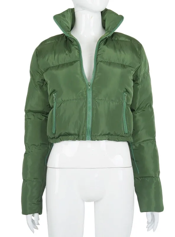 Long Sleeve Stand Collar Warm Bread Clothes