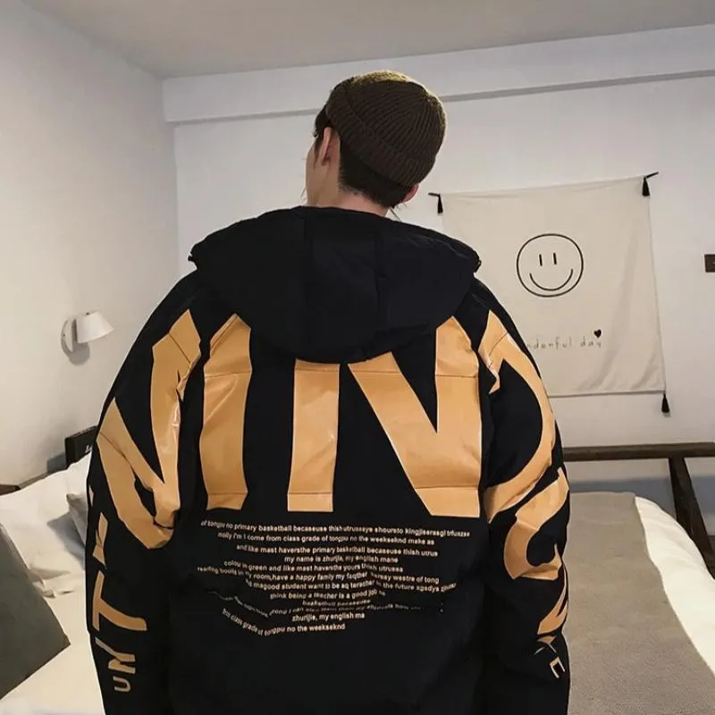 Men's Winter Thick Warm Loose Hooded Coat