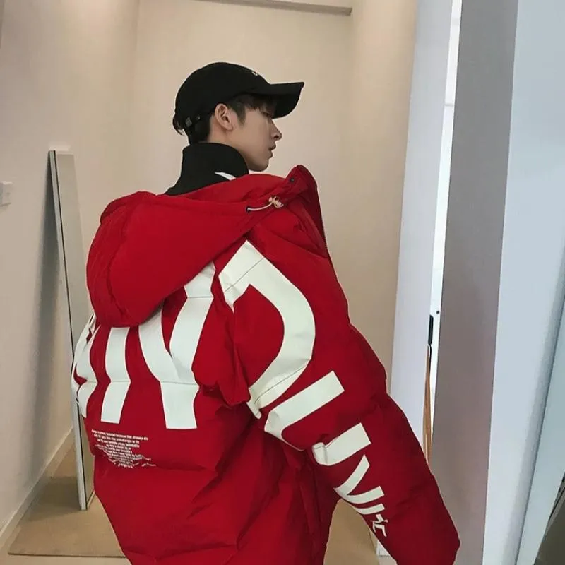 Men's Winter Thick Warm Loose Hooded Coat