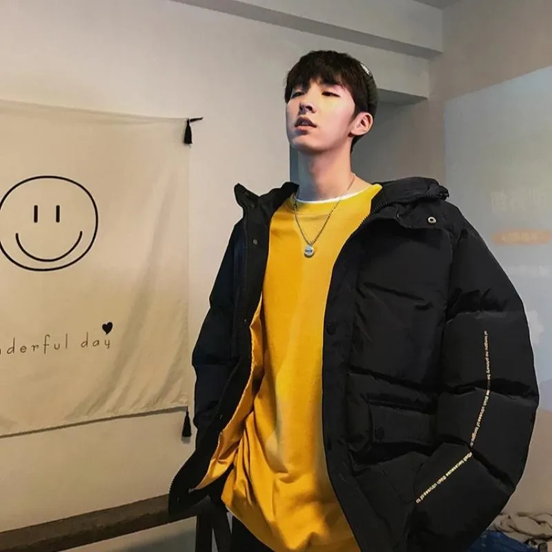 Men's Winter Thick Warm Loose Hooded Coat