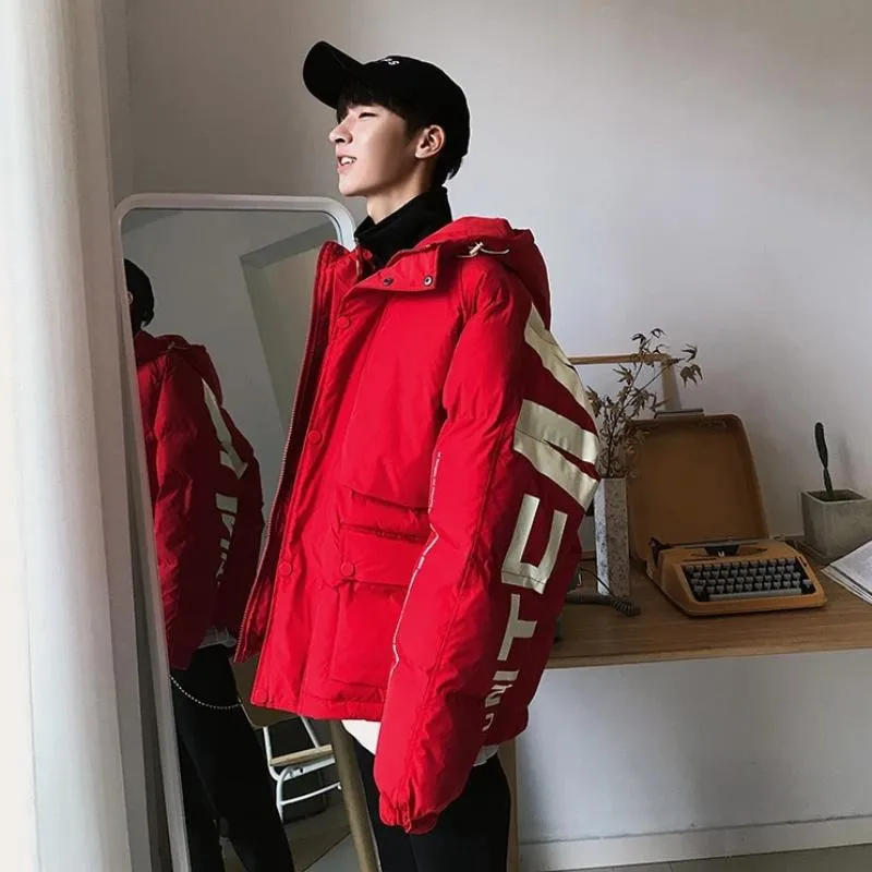 Men's Winter Thick Warm Loose Hooded Coat