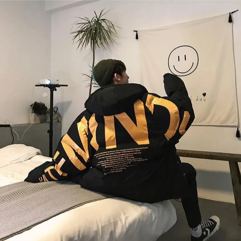 Men's Winter Thick Warm Loose Hooded Coat