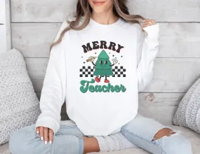 Merry Teacher | Adult Long Sleeve Tee