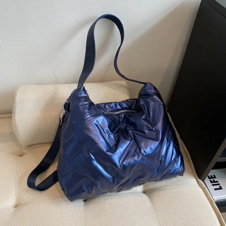 Oversized Lightweight Quilted Tote Bag Puffer-Showtown