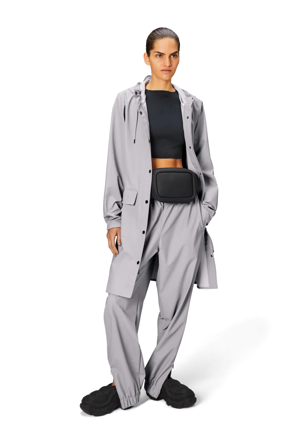 Rains - Curve W Jacket Flint