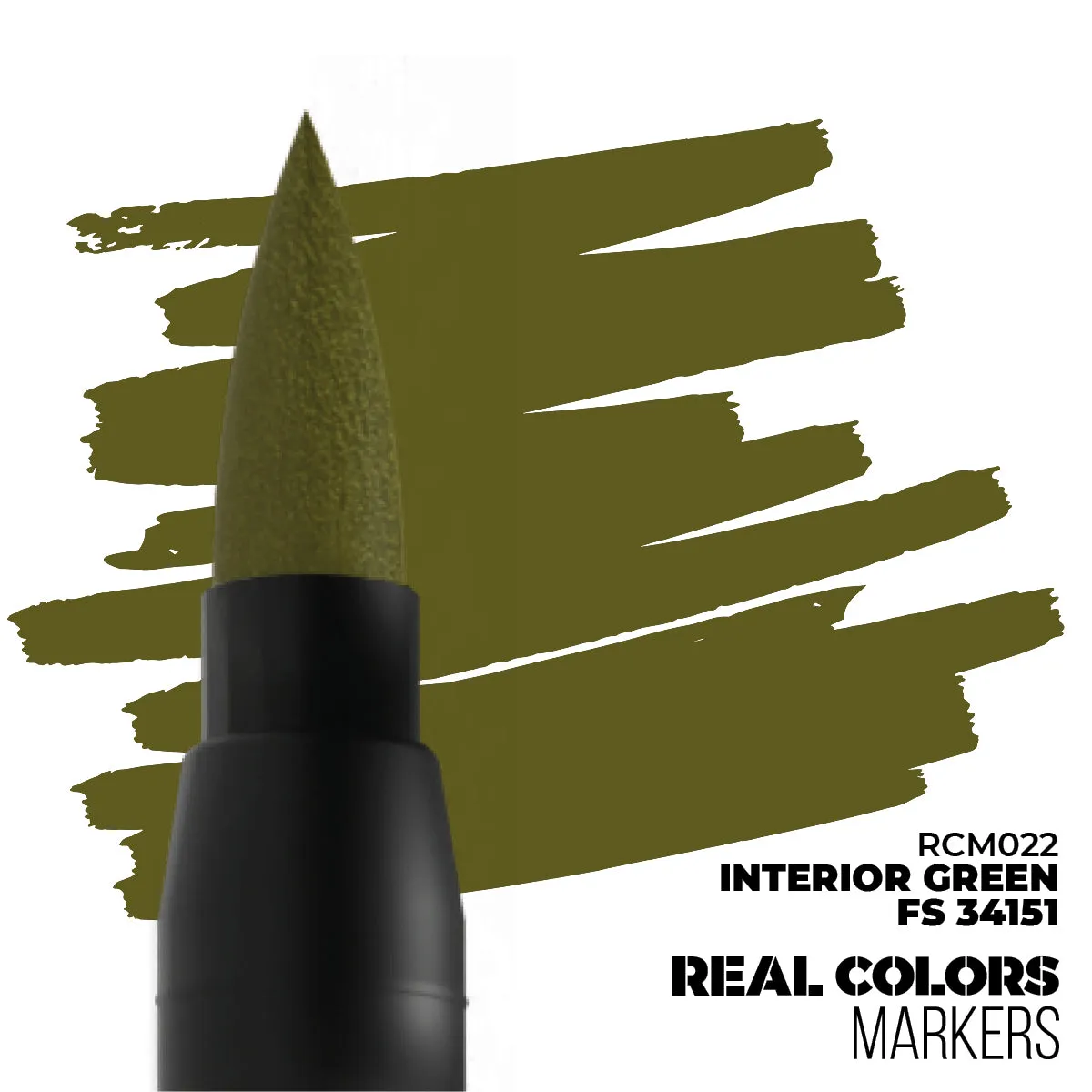 RCM022 Real Colors Markers - Interior Green FS 34151