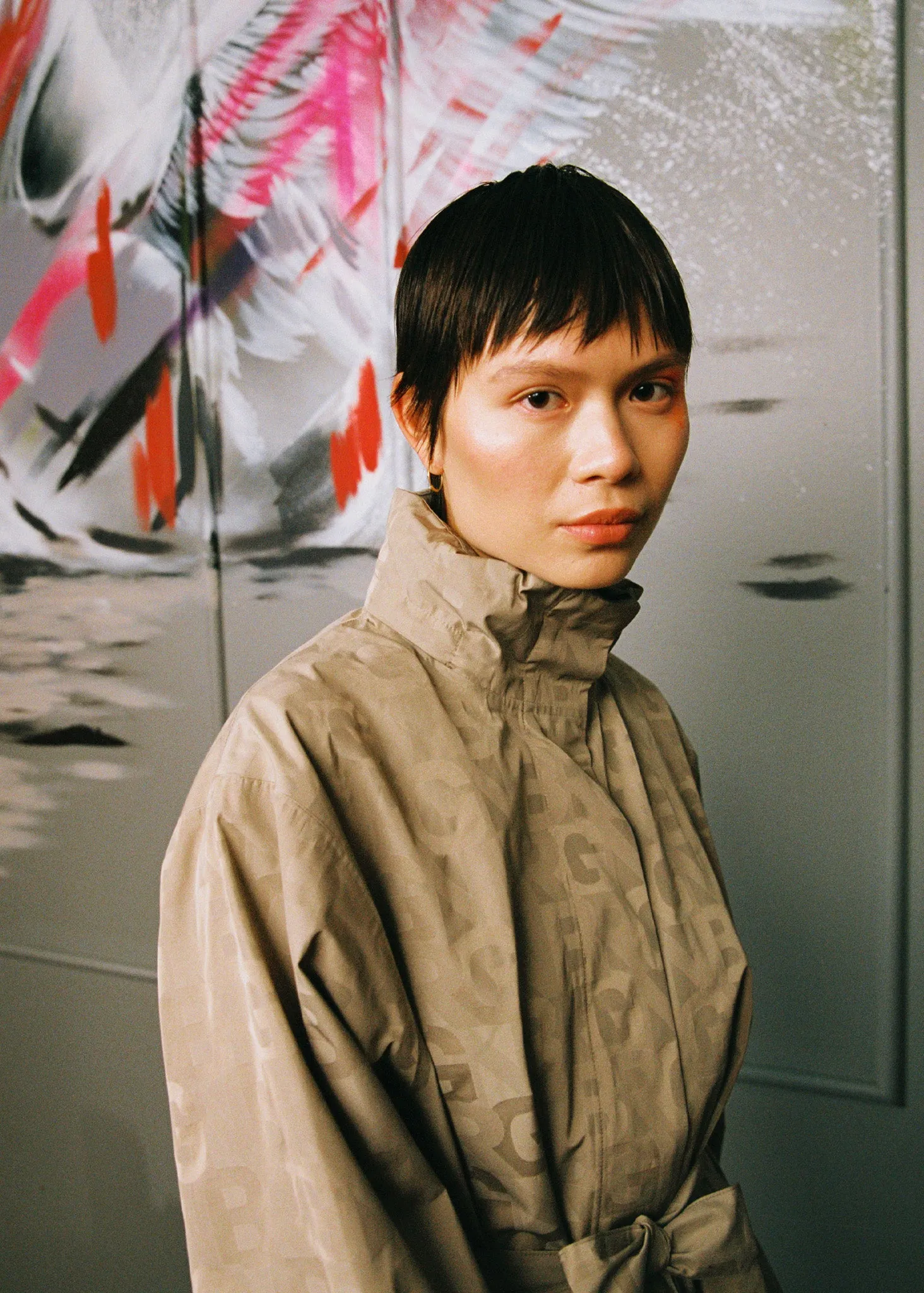Rossby Coat - BRGN Sand Jacquard