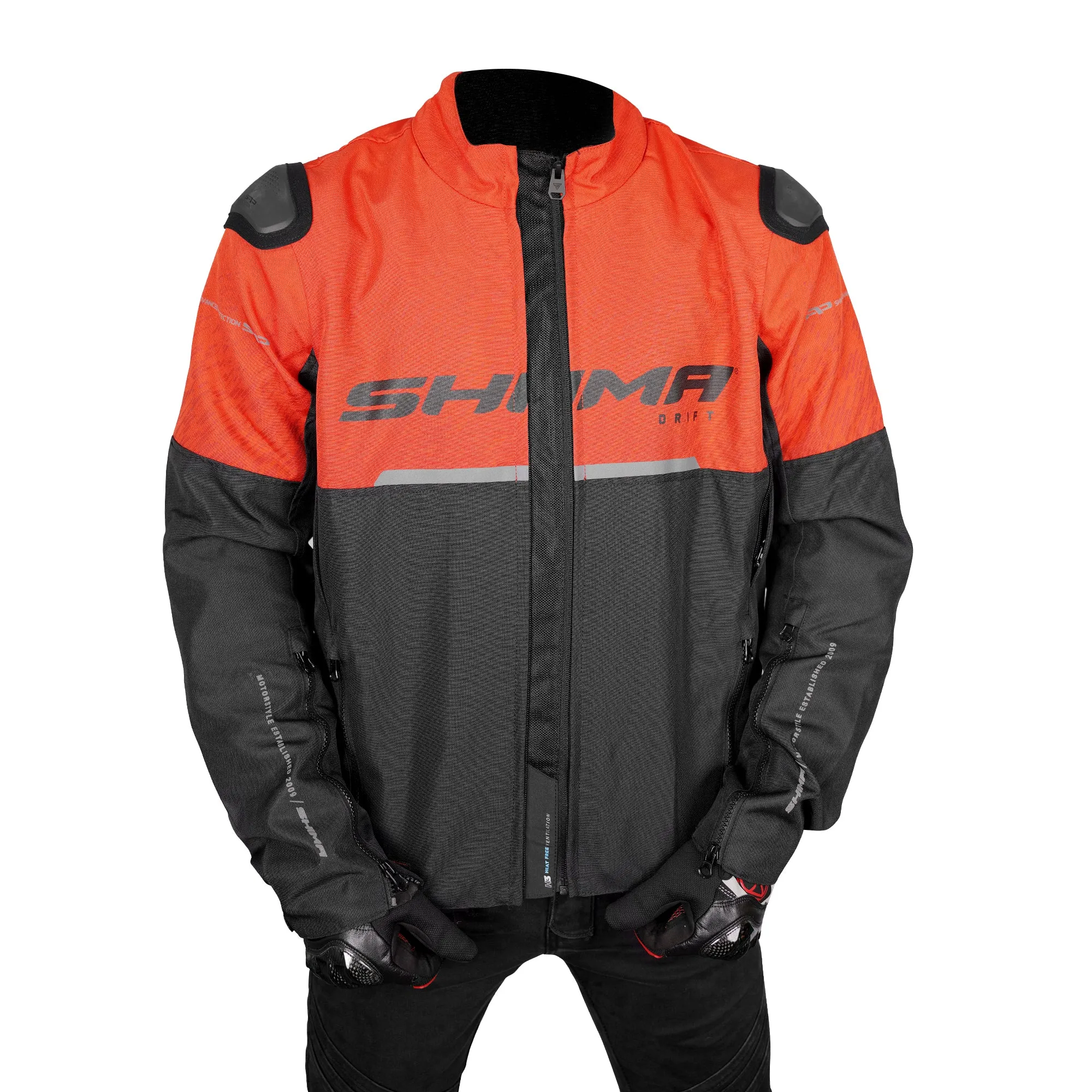 SHIMA Drift Men's Motorcycle Jacket Red - 910021