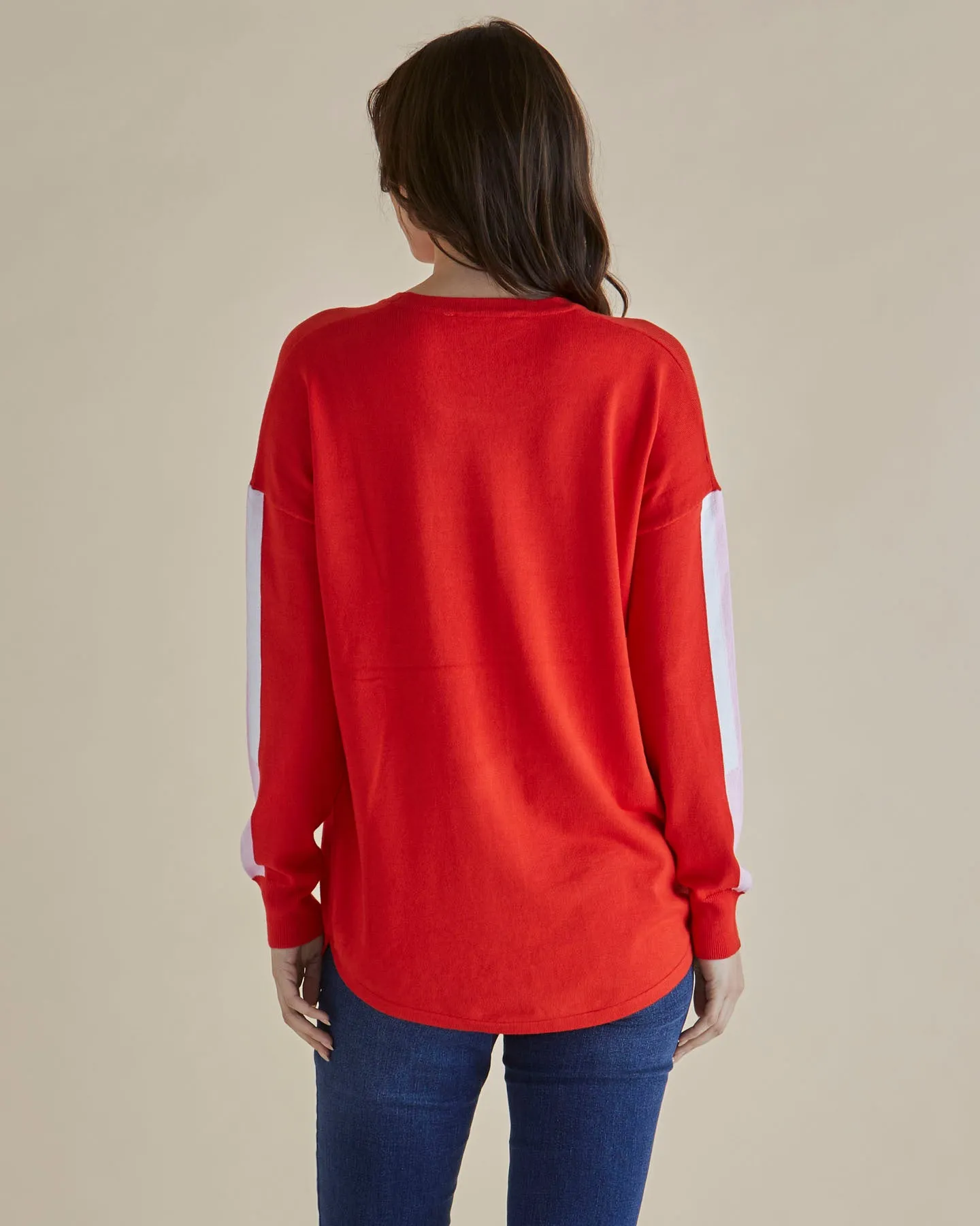 Sophie Knit Jumper - Red