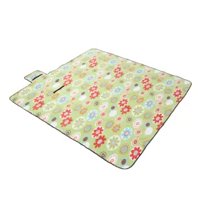 Sunflower Picnic Blanket Water Resistant Outdoor Blanket Travel Camping Beach Mat