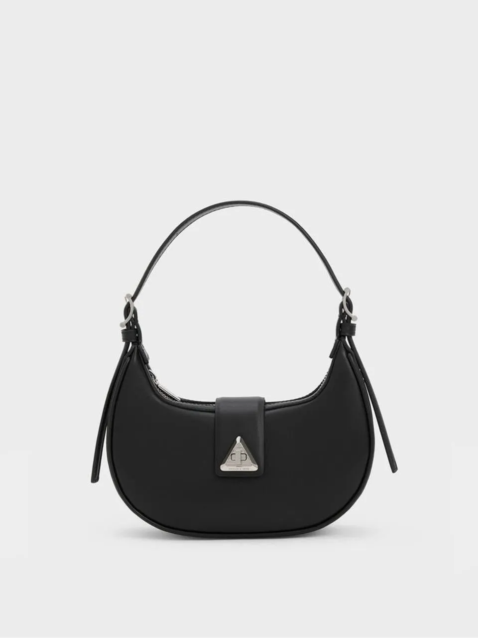 Trice Metallic Accent Belted Shoulder Bag