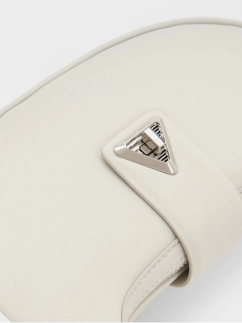 Trice Metallic Accent Belted Shoulder Bag