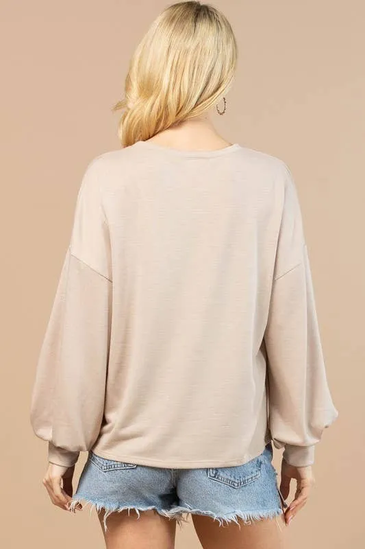 VIVI COW CHECKERS GRAPHIC SWEATSHIRT: Khaki