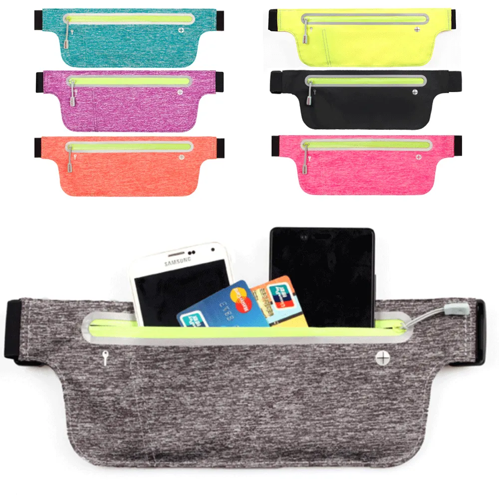Water Resistant Slim Waist Pouch
