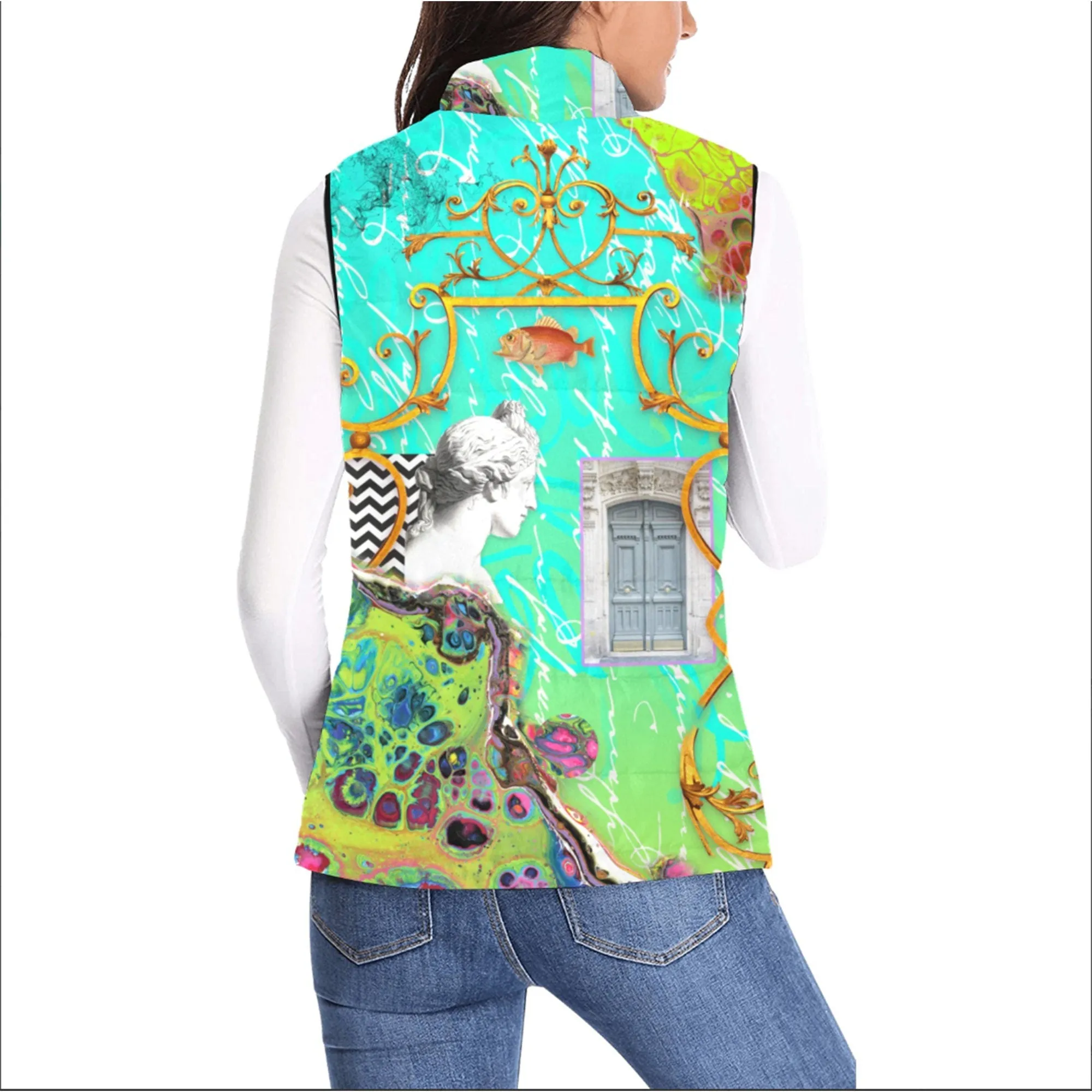 Wild Blue Max Quilted Vest