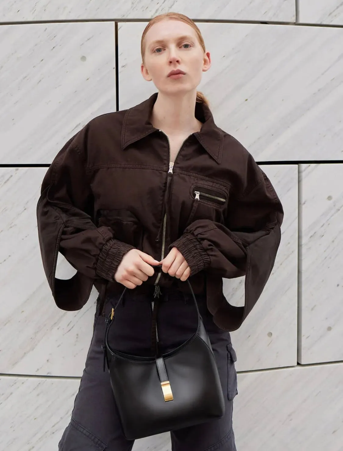 Wisteria Belted Shoulder Bag